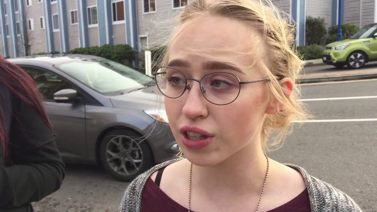Stadium students walk out to protest Trump