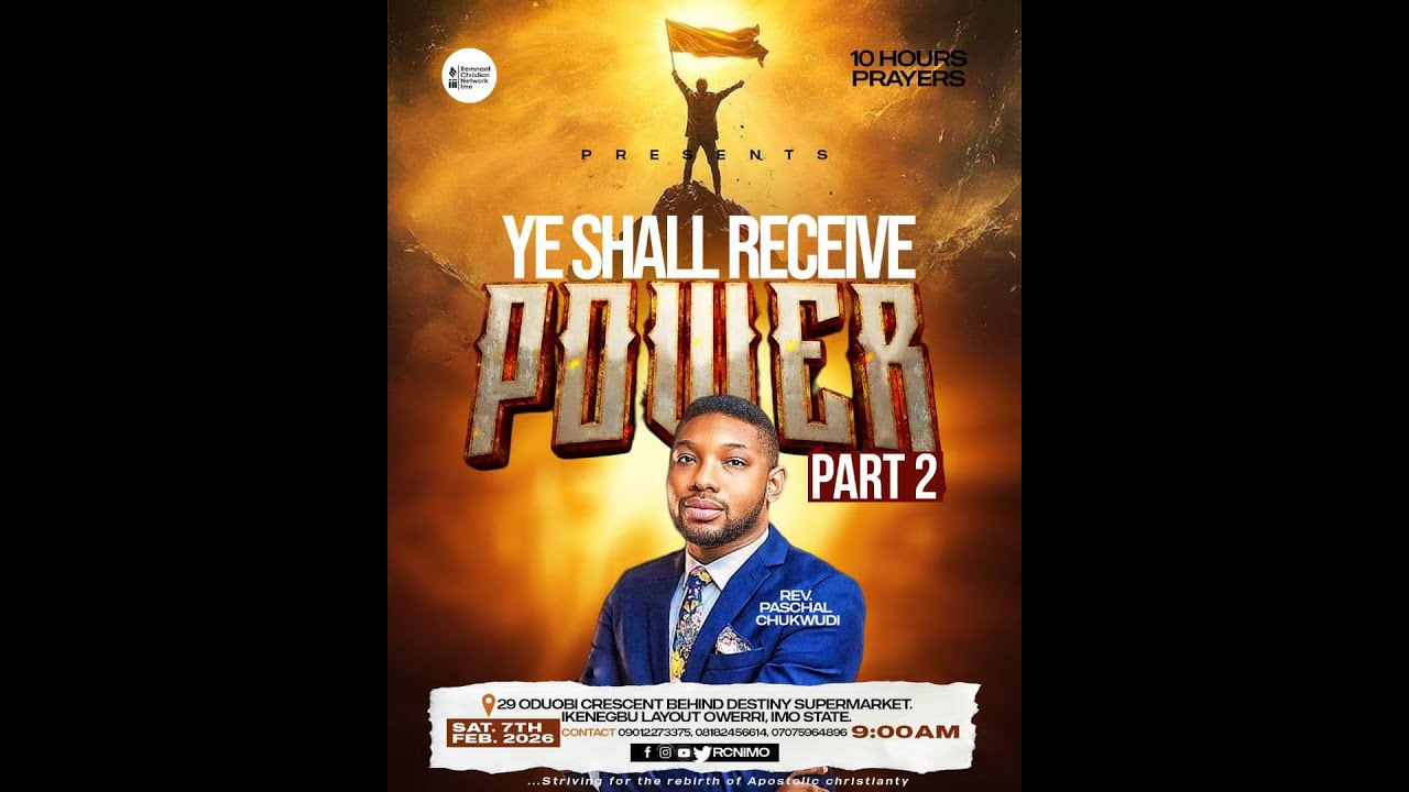 FEBRUARY 10 HOURS PRAYERS  || YE SHALL RECEIVE POWER PT2 ||  7TH FEBRUARY 2026