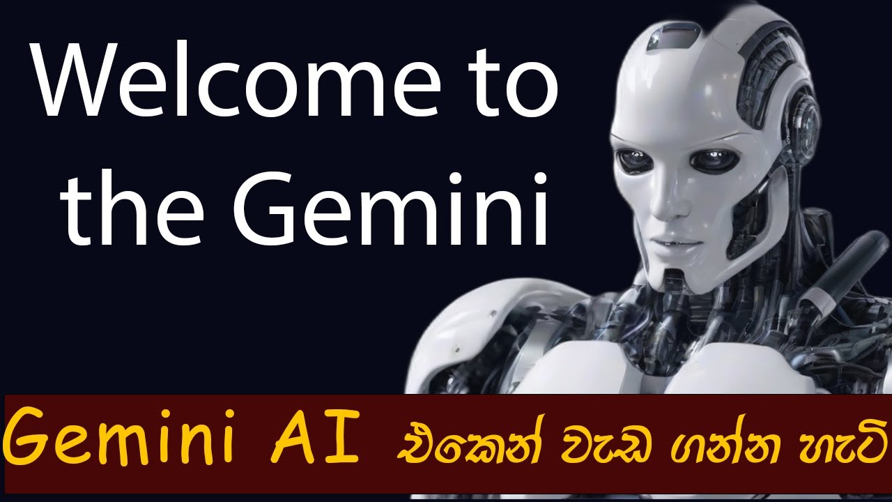 Gemini AI එකෙන් වැඩ කරමු - Google Gemini Sinhala Tutorial