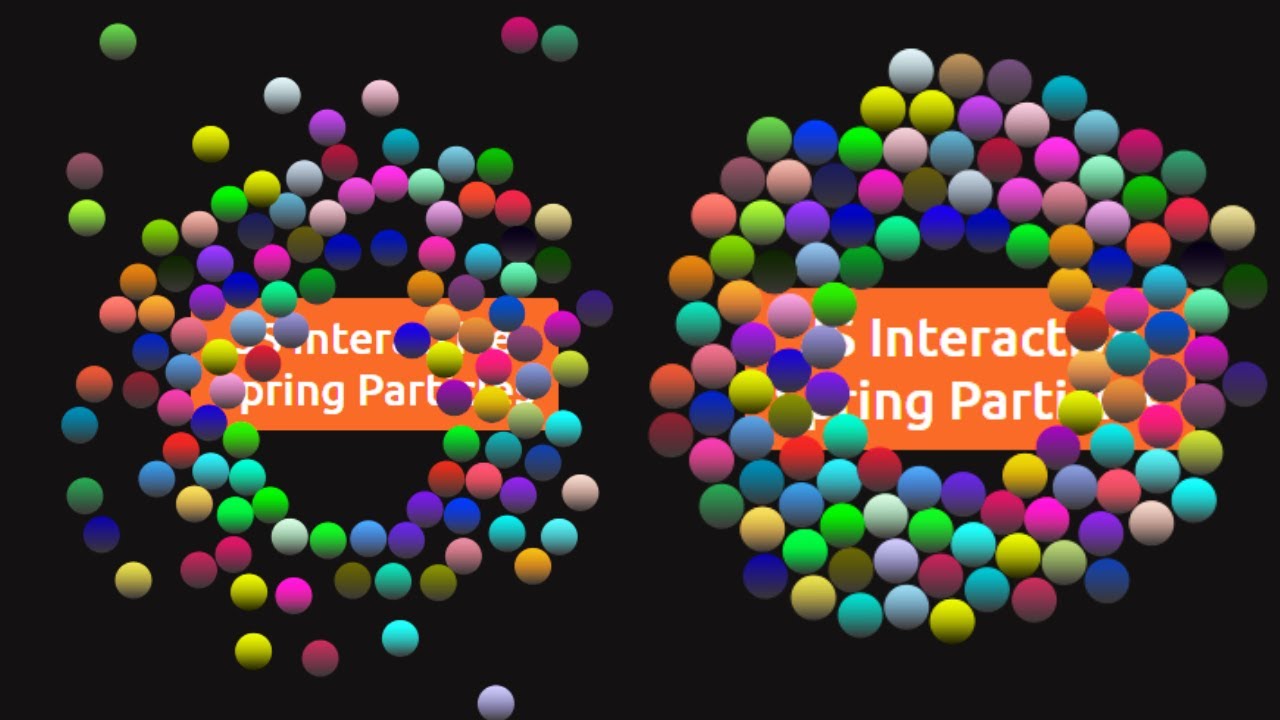 Spring Particles Magic ✨| Using HTML CSS &JavaScript |#buttonmagic #magicalspring #frontenddeveloper