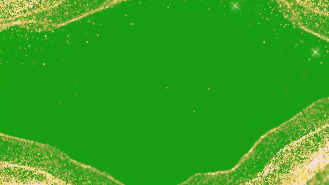 Golden Particles Green Screen Video Effects / Made in After Effects / @satishdesigngraphy