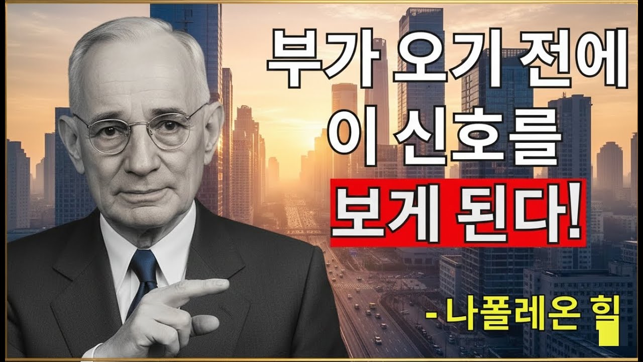 부가 오기 전, 반드시 나타나는 13가지 신호 – 나폴레온 힐