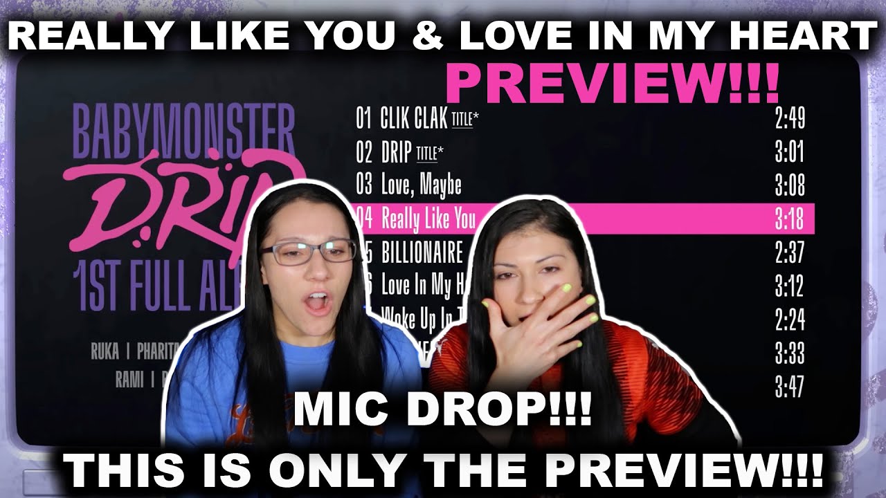 *MIC DROP* Sisters React to Babymonster [DRIP] 