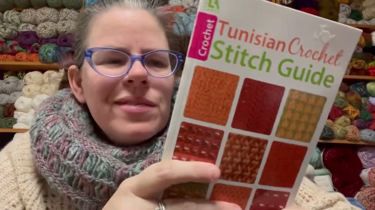 Tunisian Crochet book review #tunisiancrochet #honestreviewer #crochetstitches #crocheting #yarn