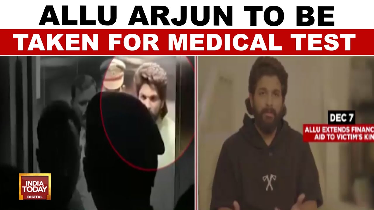 Allu Arjun Arrested In Telangana For Pushpa 2 Screening Incident, Statement Is Being Recorded