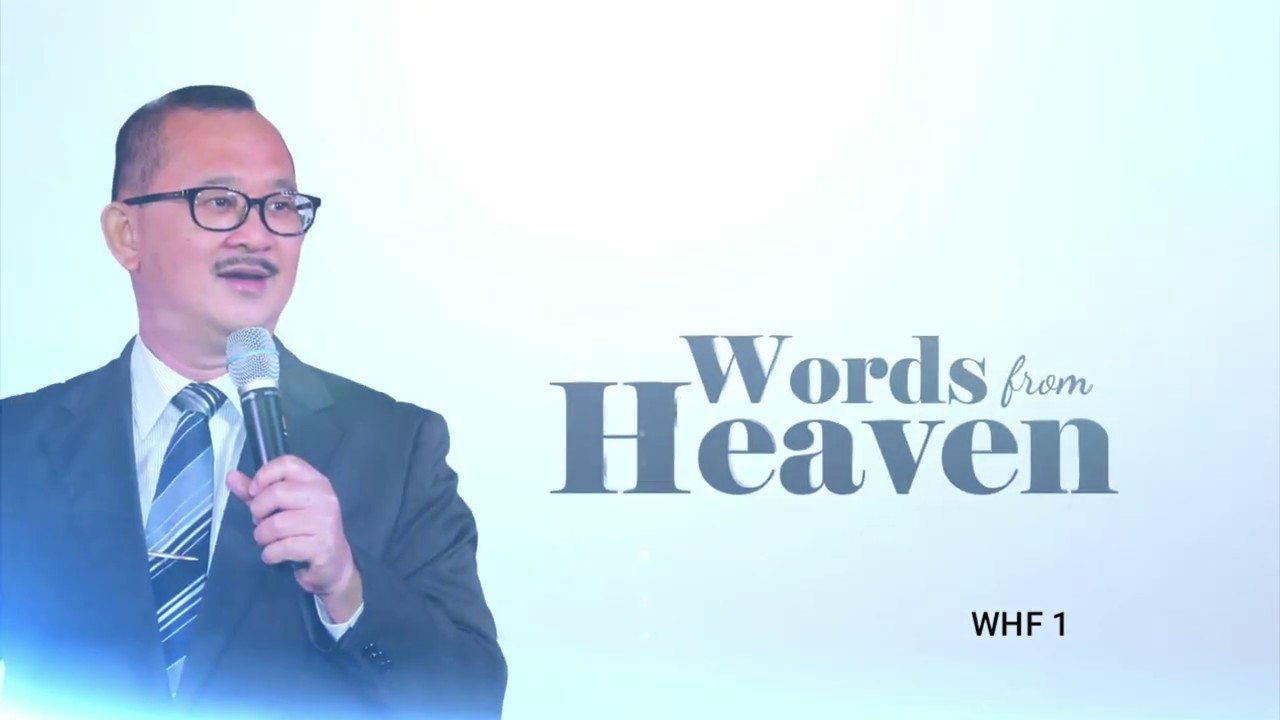 Words From Heaven (1) oleh Pdt. Dr Martin Harefa | Senin, 27 April 2020