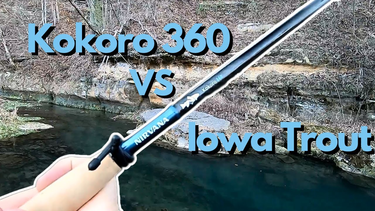 Tenkara Fishing A Small Beautiful Stream In Iowa! | I'm Really Digging The Kokoro 360!