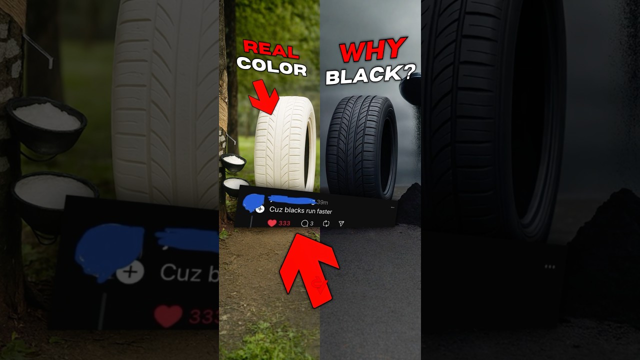 Tires Are Actually WHITE 🛞😳 #shorts