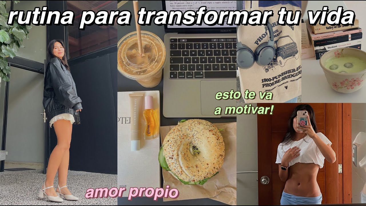 MI RUTINA PARA ORGANIZAR Y TRANSFORMAR MI VIDA *esto te va a motivar* productividad, amor propio!!