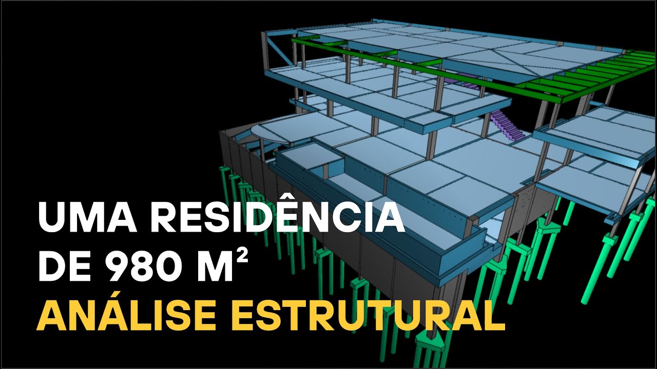 Um DESAFIO com QUASE 1000 m² - Vãos acima de 10 M👷🏻‍♂️- Análise Estrutural #31 -