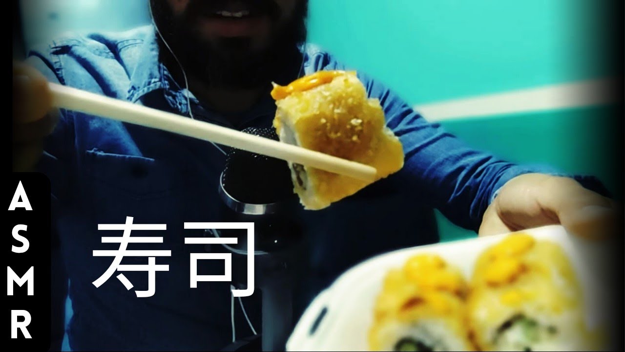 ASMR | BARBA COME SUSHI 🍣 EMPANIZADO.