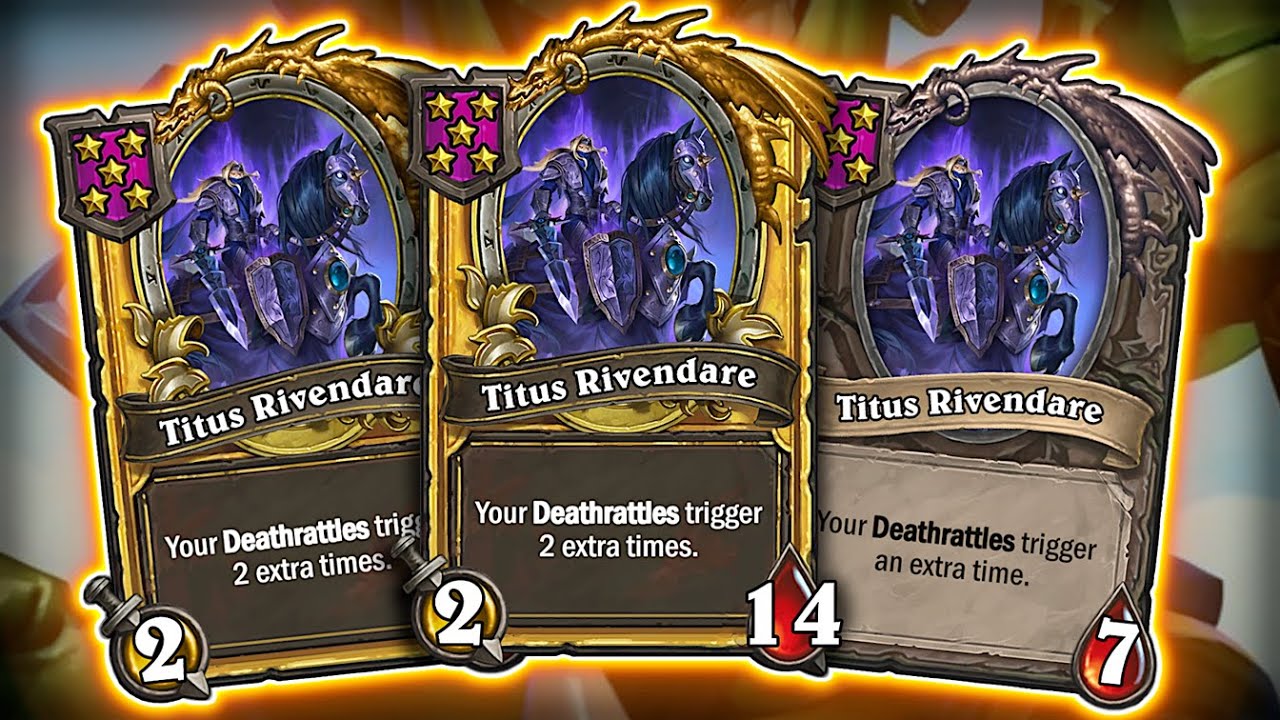 SEVEN Titus with this Combo!? | Hearthstone Battlegrounds