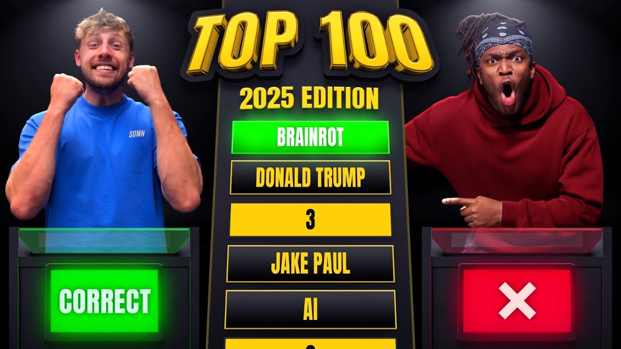 SIDEMEN TOP 100: 2025 EDITION