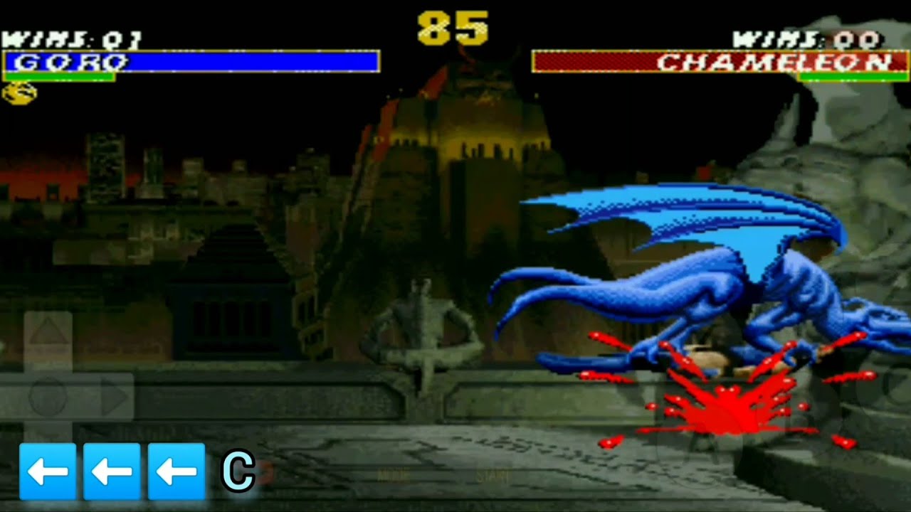 Goro MK1 Kintaro MK2 🤔 Move Cheats For ( Ultimate Mortal Kombat Trilogy ) Android SEGA MEGA DRIVE