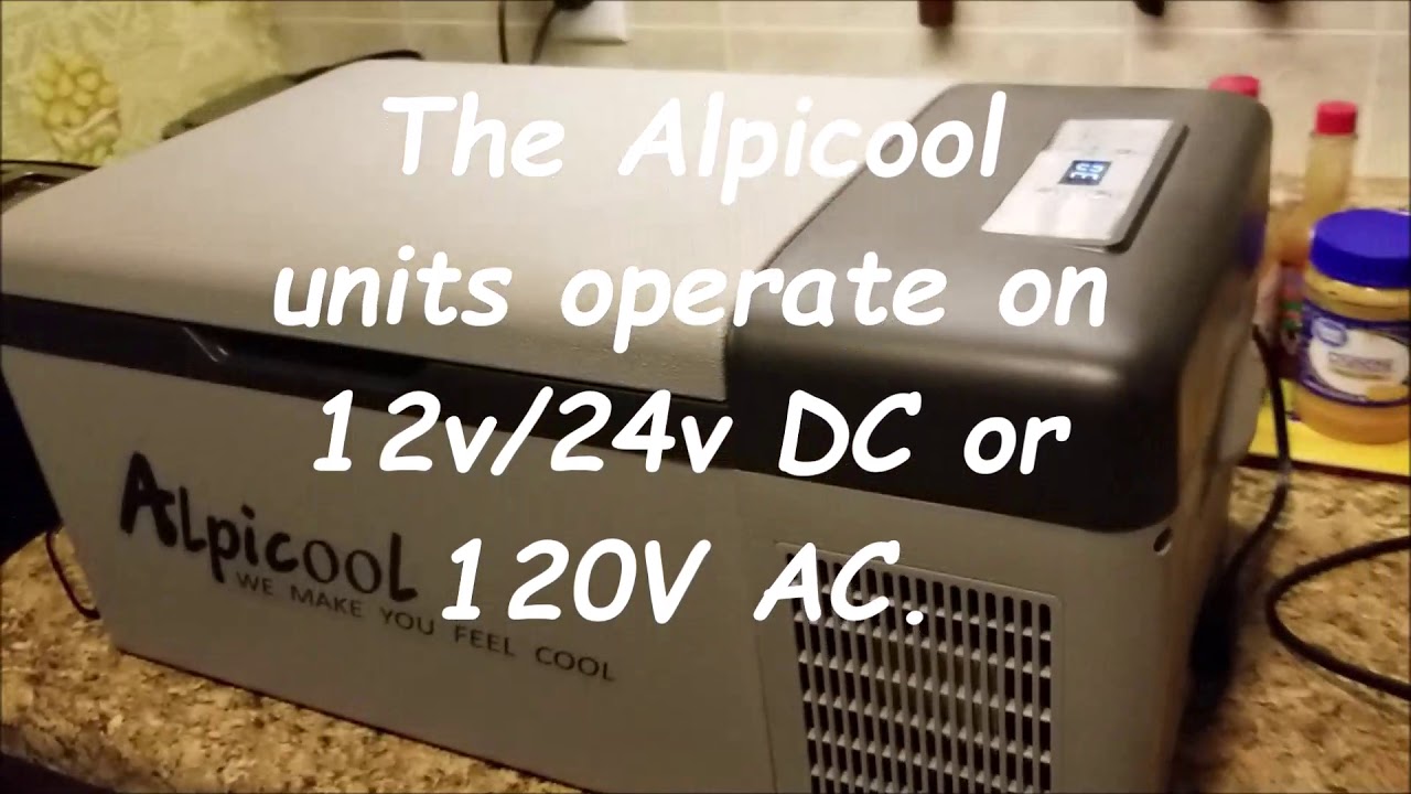 Testing out my new Alpicool refrigerator/freezer for use in my tiny Runaway Camper.