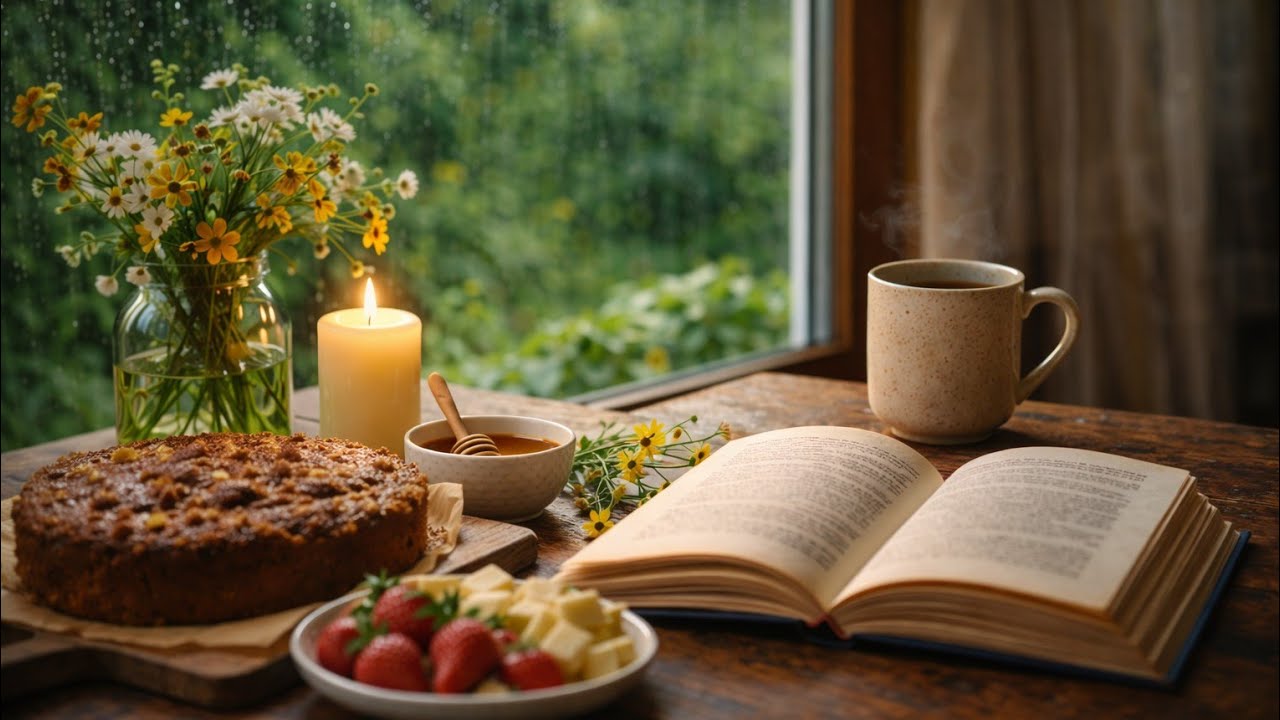 Uma Manhã chuvosa no campo | Café, silêncio e vida simples 