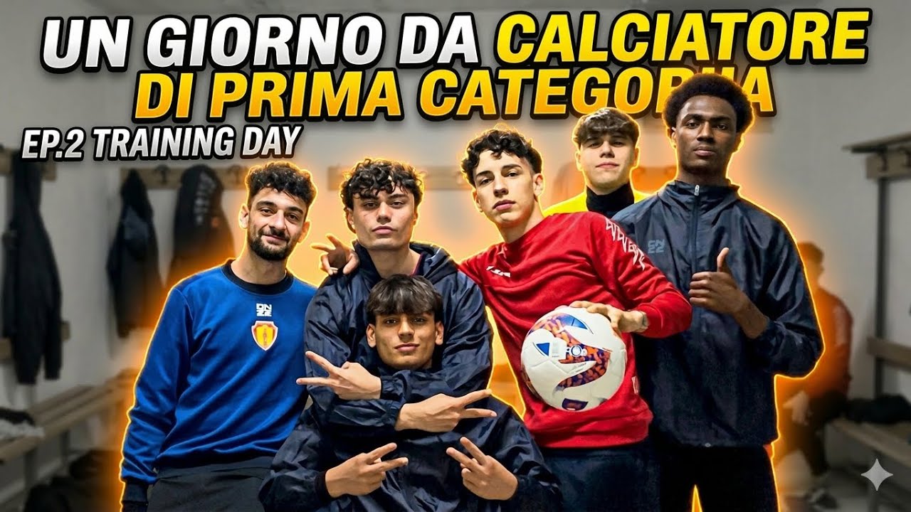 Un giorno da calciatore di Prima Categoria EP.2 Training day miniVlog📸 