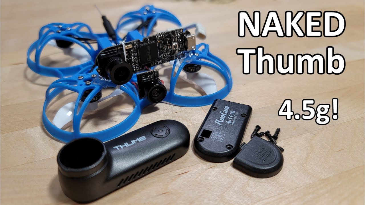 NAKED Runcam Thumb ❎ Meteor75 ELRS PUSHER 😲