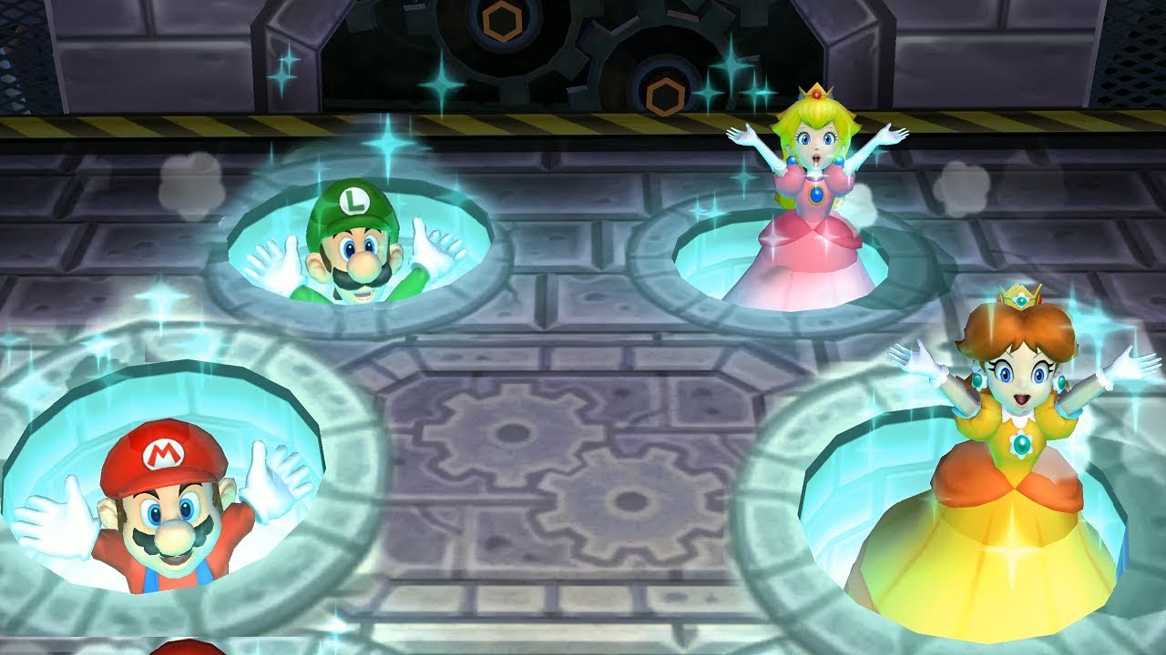 Mario Party 9 - Smash Compactor and Other Minigames Step It Up (Mario Gameplay)| Cartoons Mee