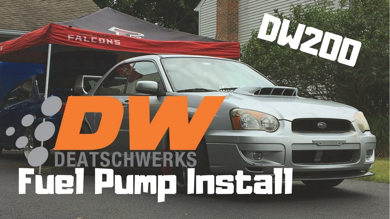 Deatschwerks DW200 Fuel Pump Install - 04 WRX