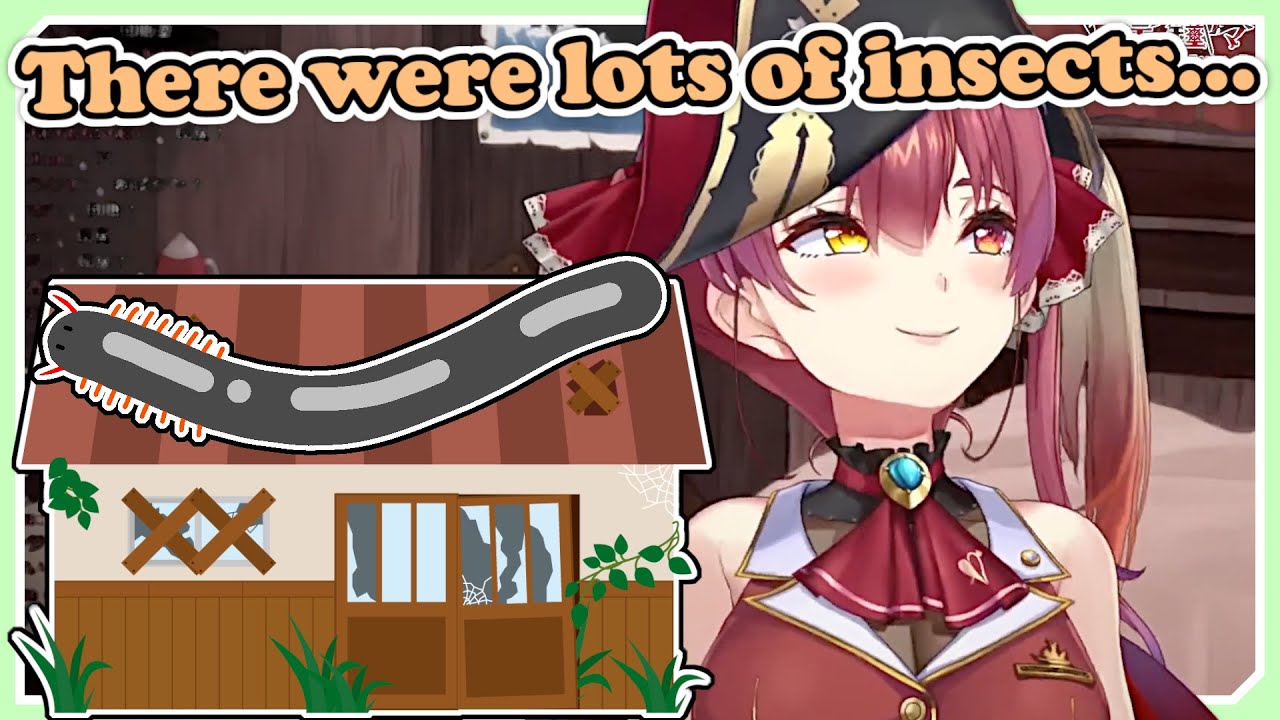 Marine Was Poor and Lived in a Rundown House Filled With Insects [ENG sub] [Hololive]
