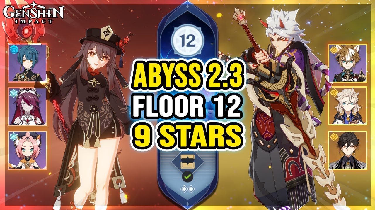 C0 Hu Tao & C0 Itto Mono Geo | Spiral Abyss 2.3 Floor 12 | Genshin Impact