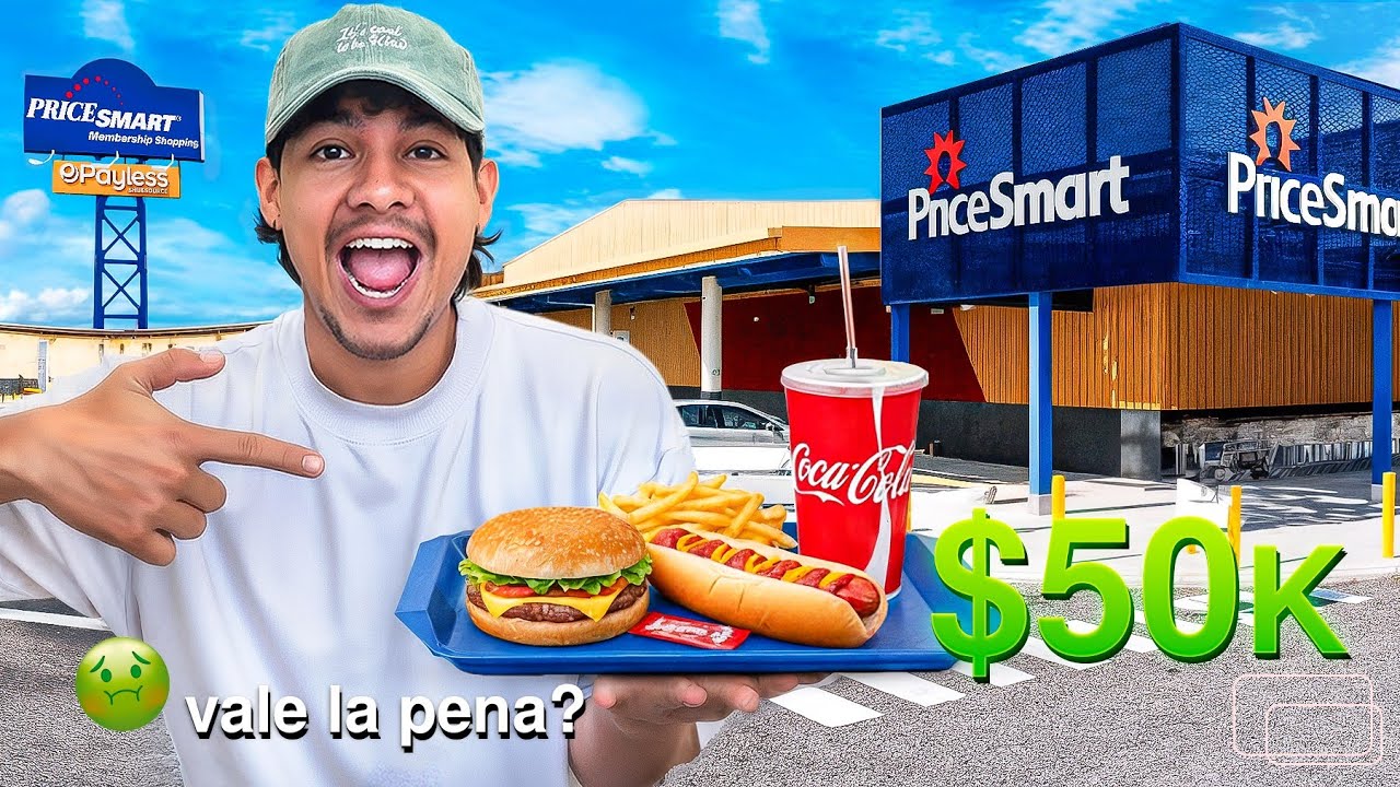 PROBAMOS la COMIDA de PRICESMART! 🍔 ¿Costoso y Malo?