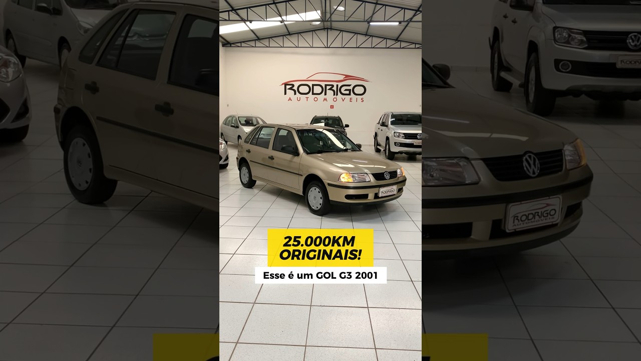 INACREDIT&Aacute;VEL GOL G3 2001 com 25.000KM ORIGINAIS! #gol #golg3 #rodrigoautomoveis