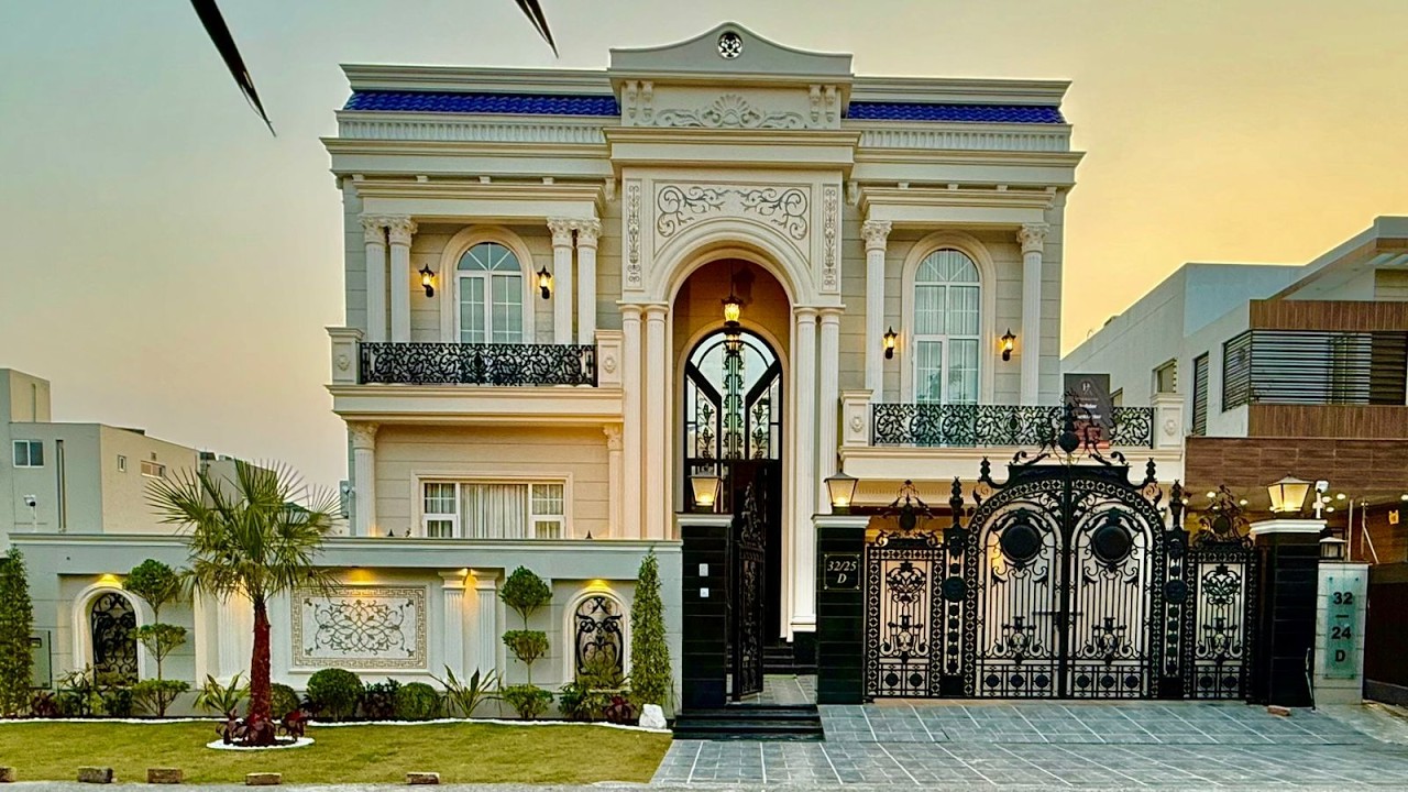 1 Kanal Spanish Royal House for Sale in DHA Phase 6 Block D | 7 Bedrooms | 19 Crore
