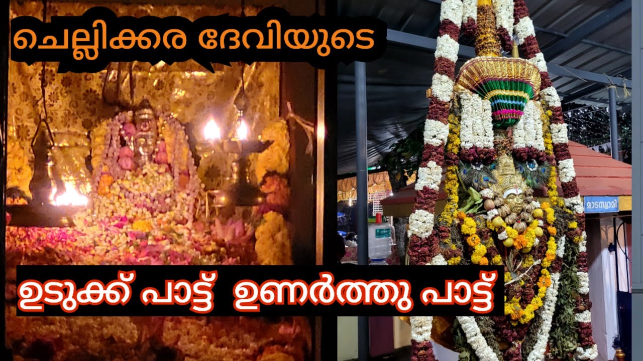 ഉടുക്ക് പാട്ട് | വില്ലുമേളം | പേച്ചിയമ്മ sing#devotionalssongs #chellickara #song