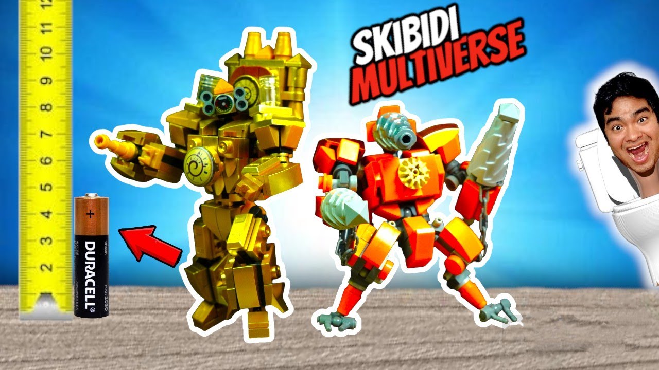 Hice a 2 Mini Titanes Skibidi: Lego Titanes Drillman, Clockman ⚙️⏱️
