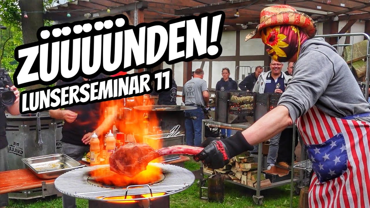Flammen-Spektakel auf dem Lunserseminar #11 der @Grillshow
