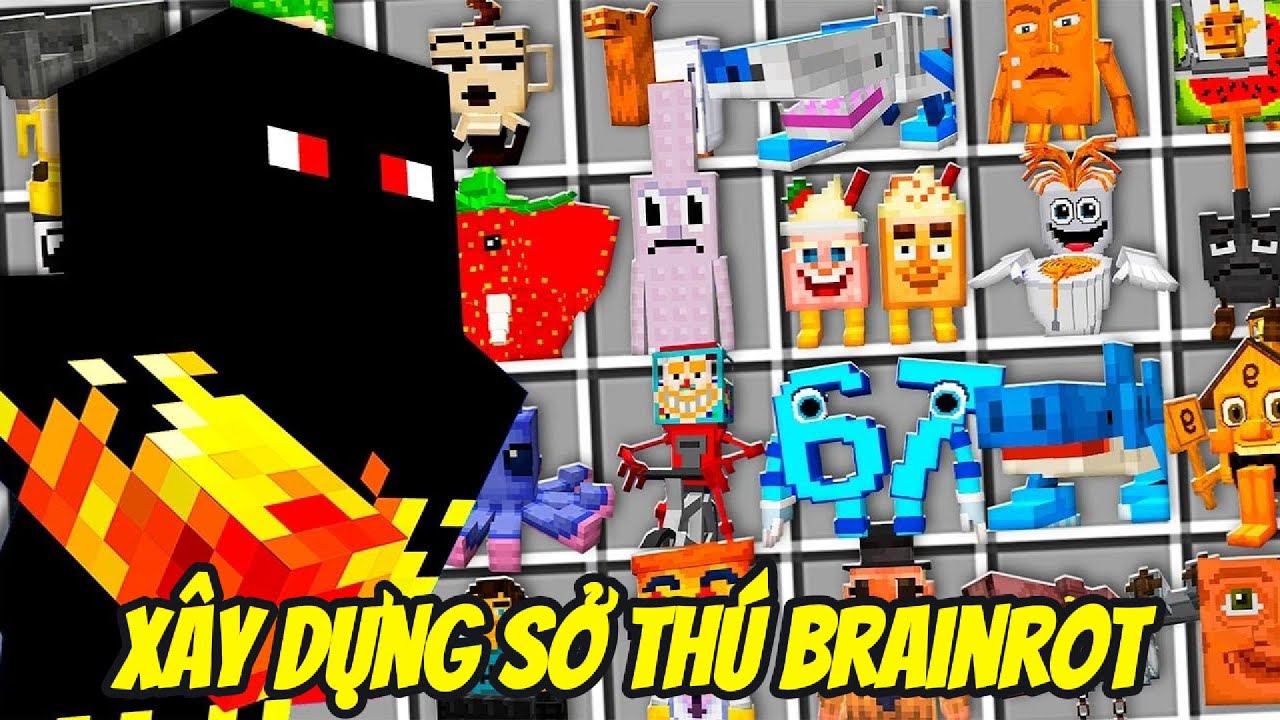 Thử Thách XÂY DỰNG SỞ THÚ BRAINROT BẢO VỆ KHỎI BẢN SAO ÁC ĐỘC KHỐN NẠN Trong Minecraft Bất Ổn 🤣