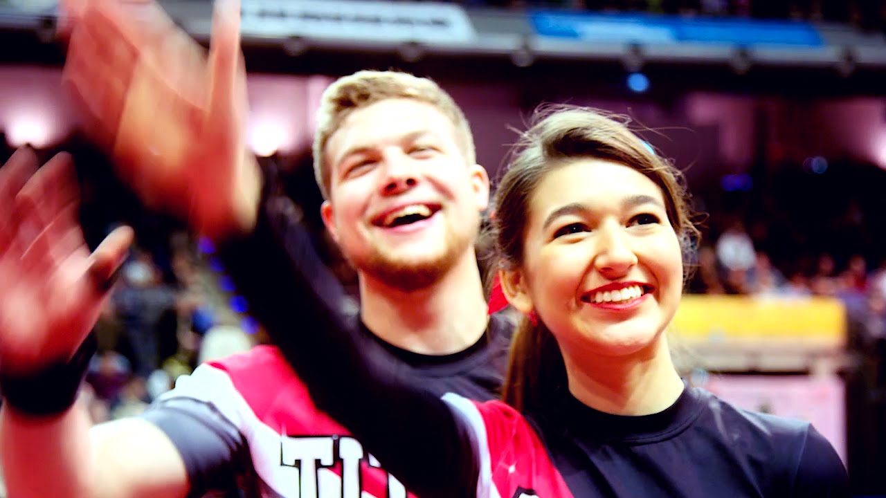 Titans Berlin Cheerleader bei der Tischtennis WM