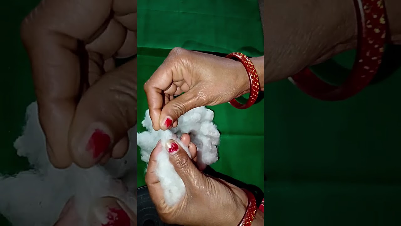कापसाचा धागा कसा तयार करावा?  धाग्याच्या वाती तयार करणे   संपूर्ण माहिती दिली आहे.