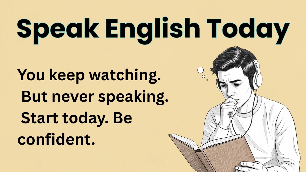 Stop Watching, Start Speaking English Today | Improve Your English Fast