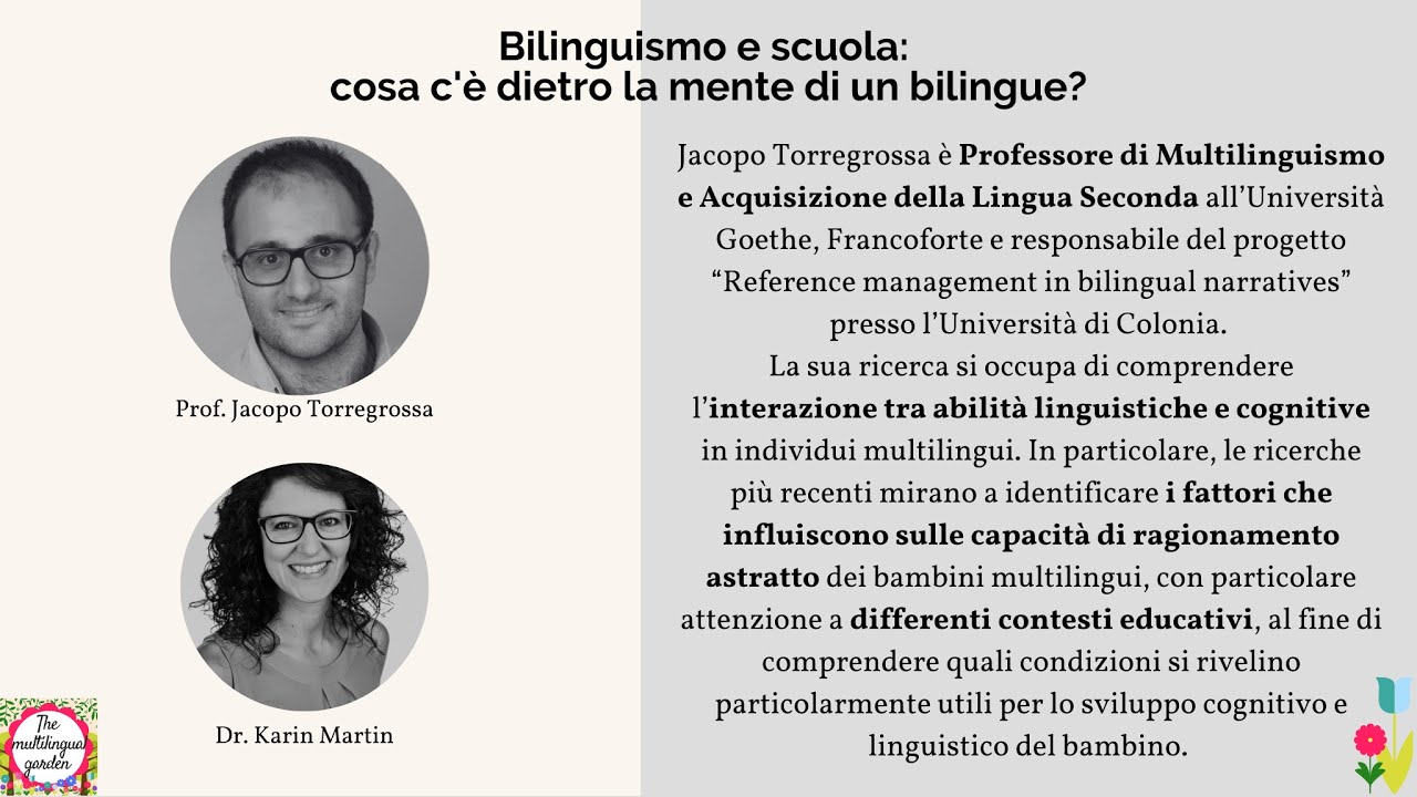 Scuola bilingue: quali vantaggi? Prof. Jacopo Torregrossa #4