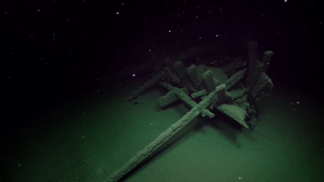 Deep Sea Archaeological photogrammetry of Roman wreck in the Black Sea.