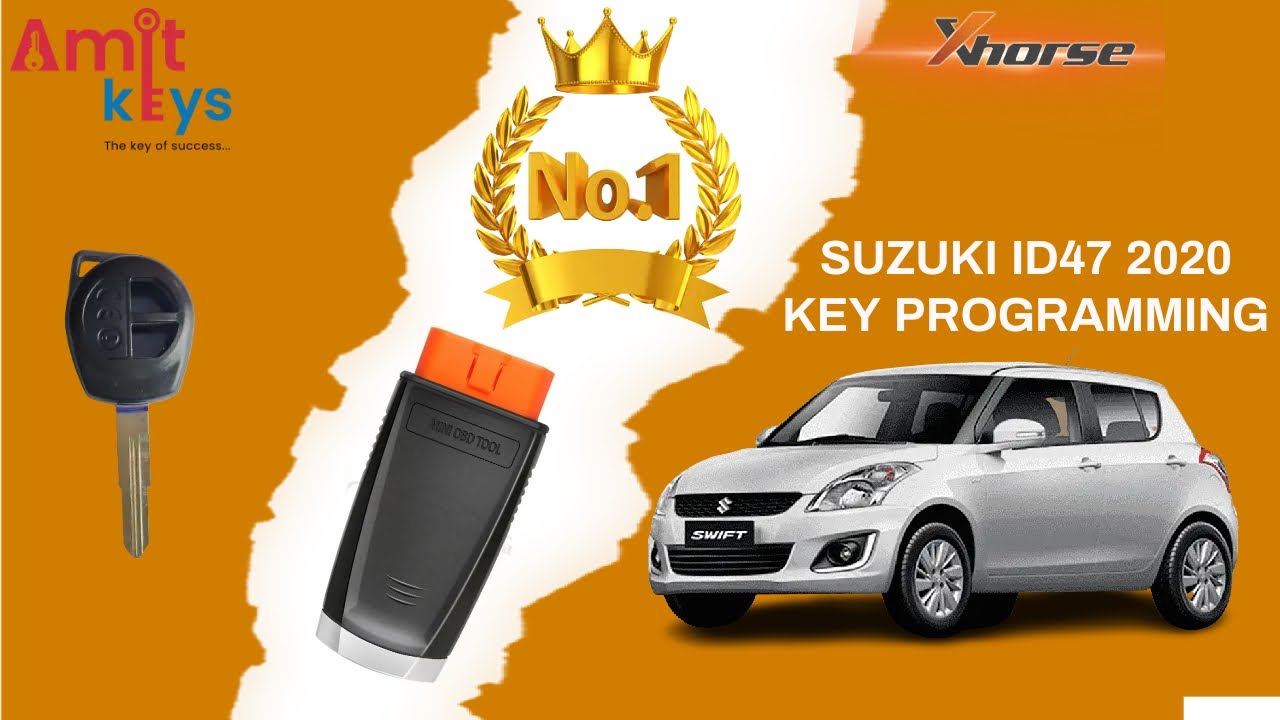 SUZUKI SWIFT ID47 KEY PROGRAMMING FREE PIN CODE.@AmitKeys @xhorseglobal6862  #suzuki