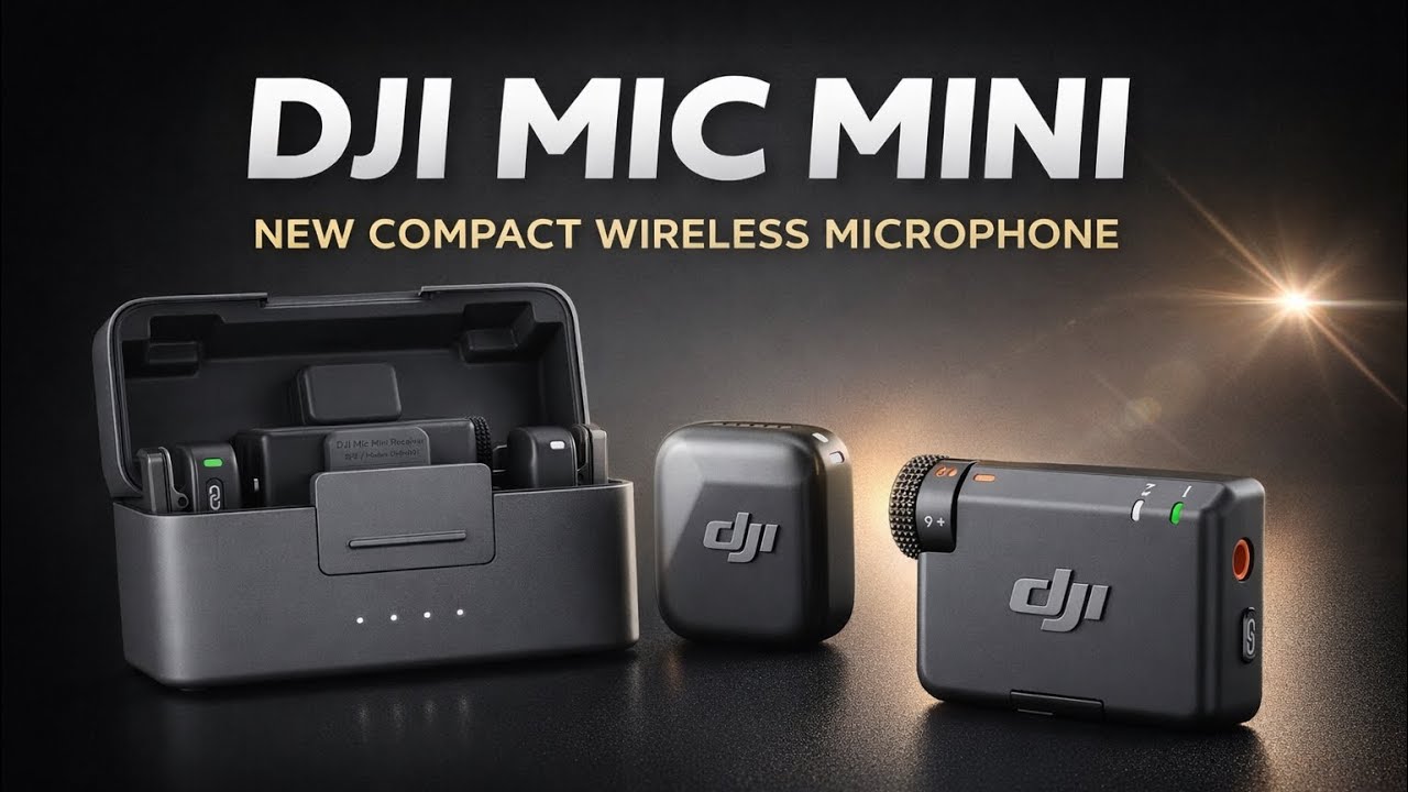 DJI Mic Mini Unboxing – First Look at This Tiny Wireless Mic