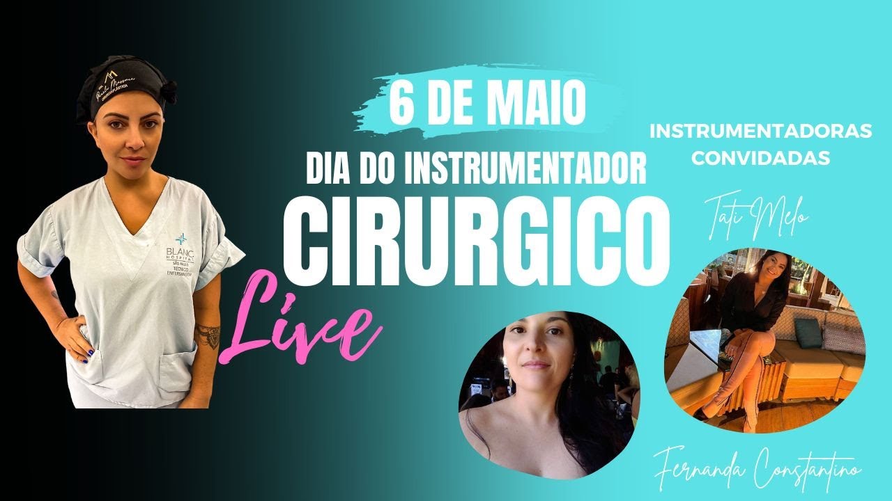 Live Dica de Instrumentador Cirúrgico