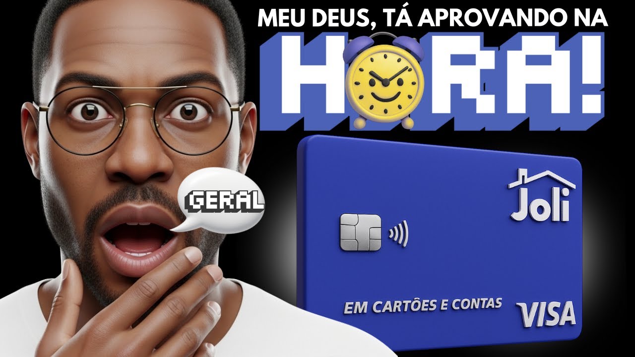 O CART&Atilde;O JOLI VISA ENLOUQUECEU E AGORA T&Aacute; APROVANDO 2 CART&Otilde;ES DE UMA &Uacute;NICA VEZ, PE&Ccedil;A O SEU AGORA!