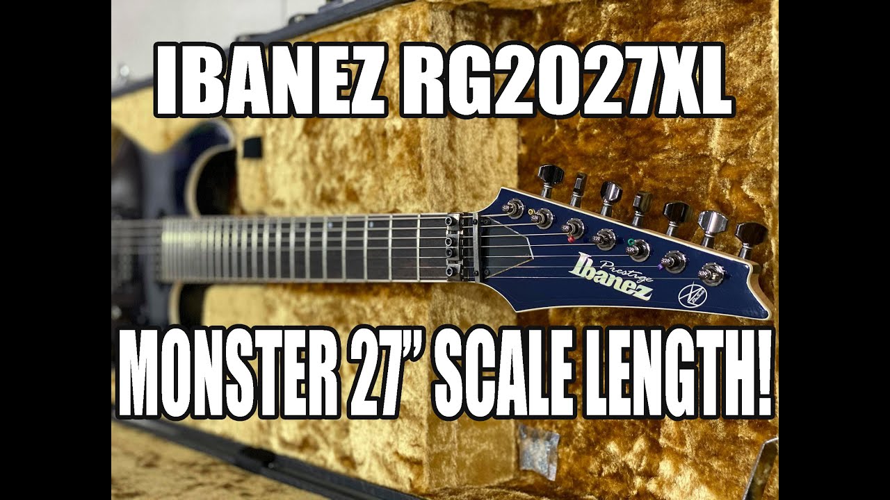 Ibanez RG2027XL-DTB Prestige (Gear Feature)