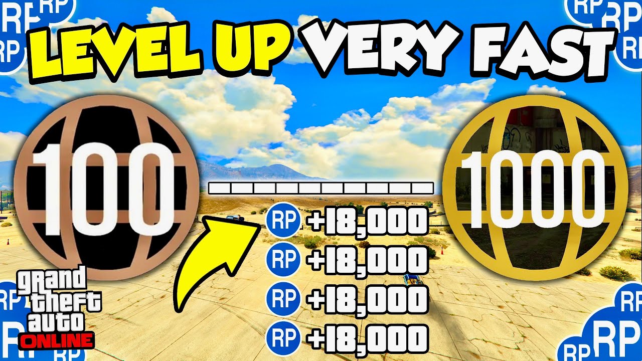 How to LEVEL UP SUPER FAST SOLO in GTA 5 Online! (OVER 18,000 RP Every 5 Minutes!)