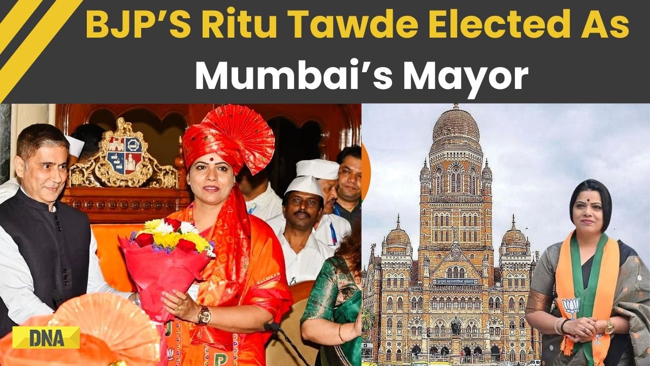 BMC Mayor Elections: BJP&rsquo;s Ritu Tawde Takes Charge As Mayor, Shiv Sena's Sanjay Ghadi Her Deputy