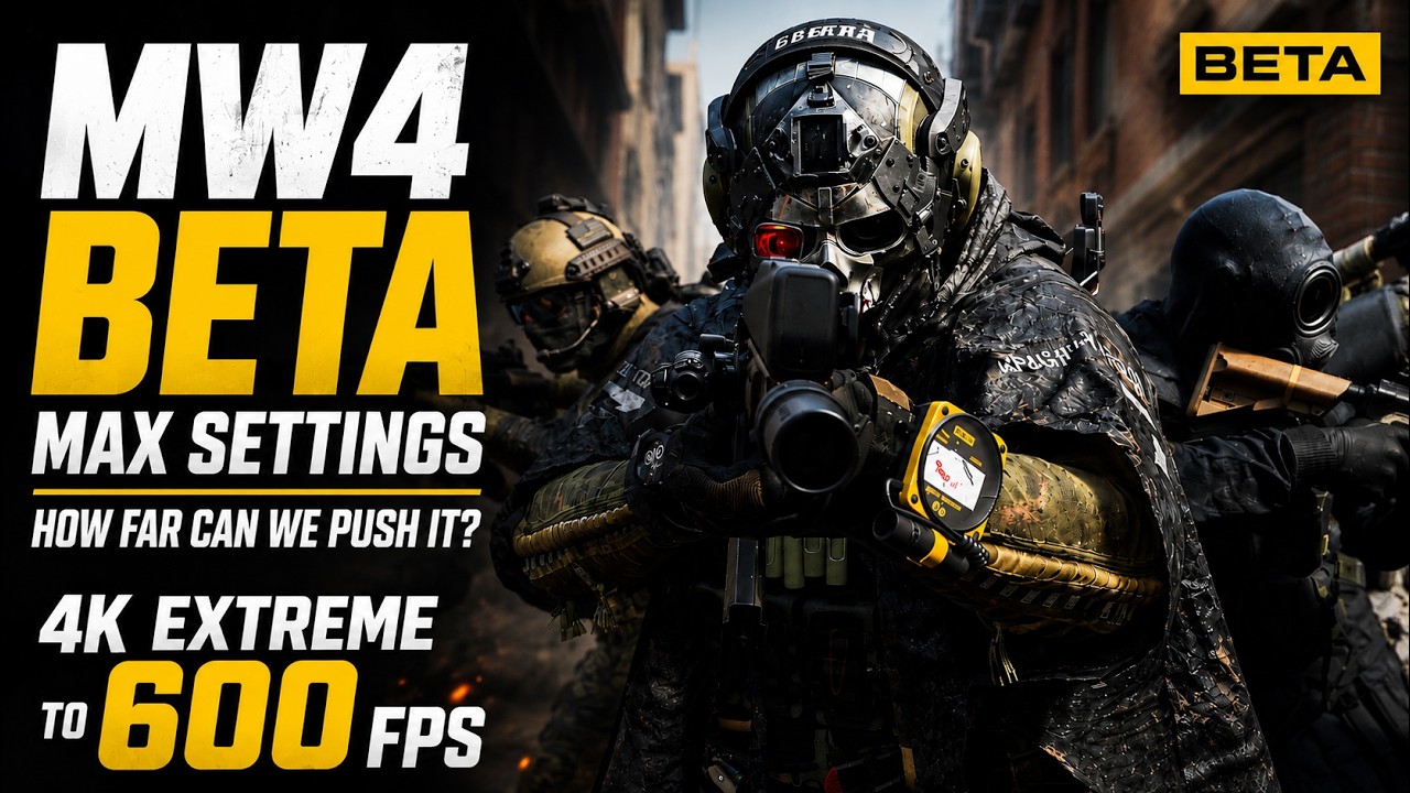 I Pushed the Modern Warfare 4 Beta From 4K Extreme to 600 FPS