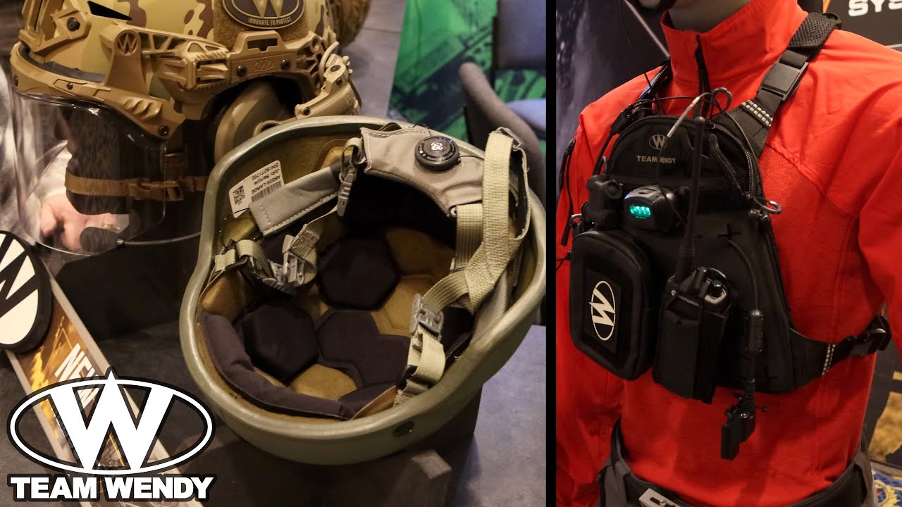 Team Wendy ShotShow 2020 - Cloud Line Helmet Liner, Rail 3.0, Radio Rig