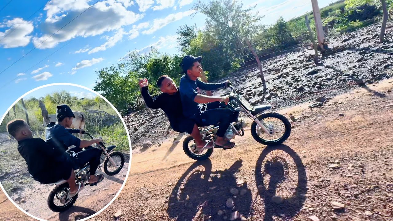 BRUTINHO ACELERA TUDO NA MINI MOTO E FAZ ANÃO SE CAGAR DE MEDO