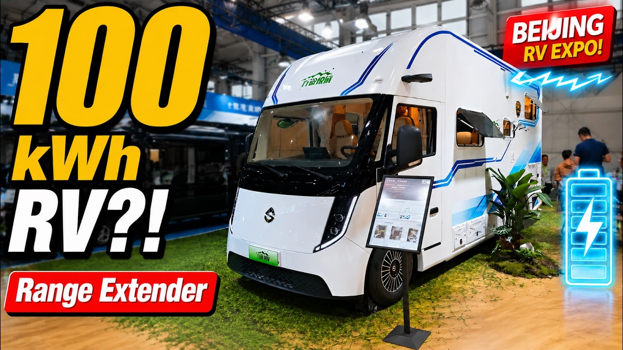 China built electric RV with 100 kWh Battery It Changes Everything😱🔋