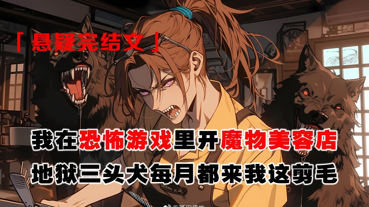💢《恐怖遊戯？我靠美容稱霸》：我在恐怖遊戲裏開魔物美容店，地獄三頭犬每月都來我這剪毛，否則就會因狂躁症毀掉一座城。直到有一天，一個極端動保人士進入遊戲。